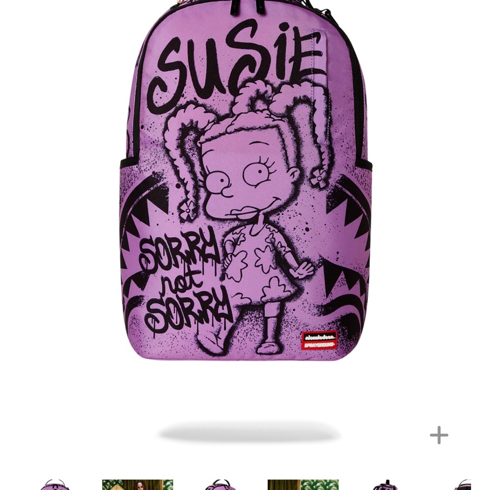 Nickelodeon Purple Susie Kids Backpack (FIRM PRICE)
